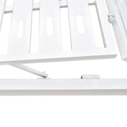 2 Crank Hospital Bed Steel Single Perforated Headboard CZ2-D (11)