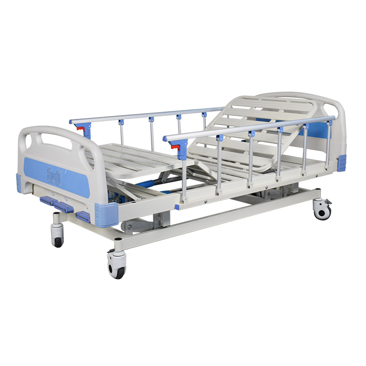 ABS Single Board Hand Crank 3 Function Hospital Bed CZ3-B (1 (3)