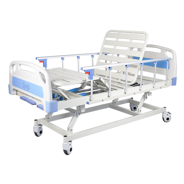 ABS Single Board Hand Crank 3 Function Hospital Bed CZ3-B (1 (4)