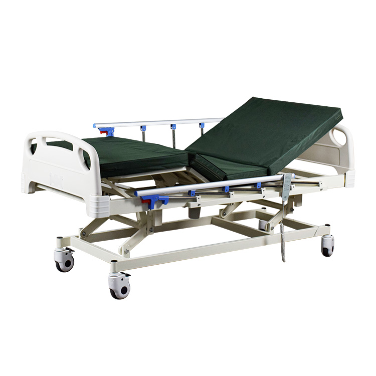Electric 3 Function Hospital Bed ABS Perforated Headboard CZE3-2 (1)