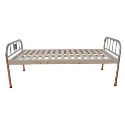 Tempat Tidur Rumah Sakit Datar Kepala Tempat Tidur Baja Tahan Karat CZF-02 (2)