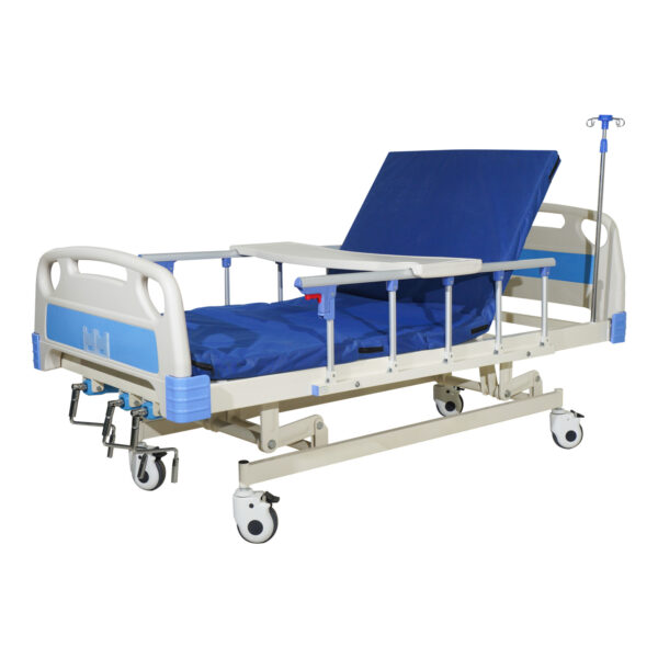 Hand Crank 3 Function Hospital Bed ABS Double Board CZ3-A (5)