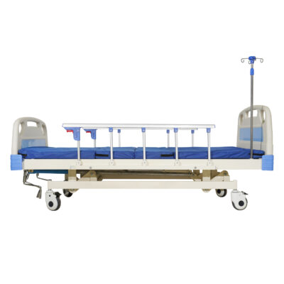 Hand Crank 3 Function Hospital Bed ABS Double Board CZ3-A (6)