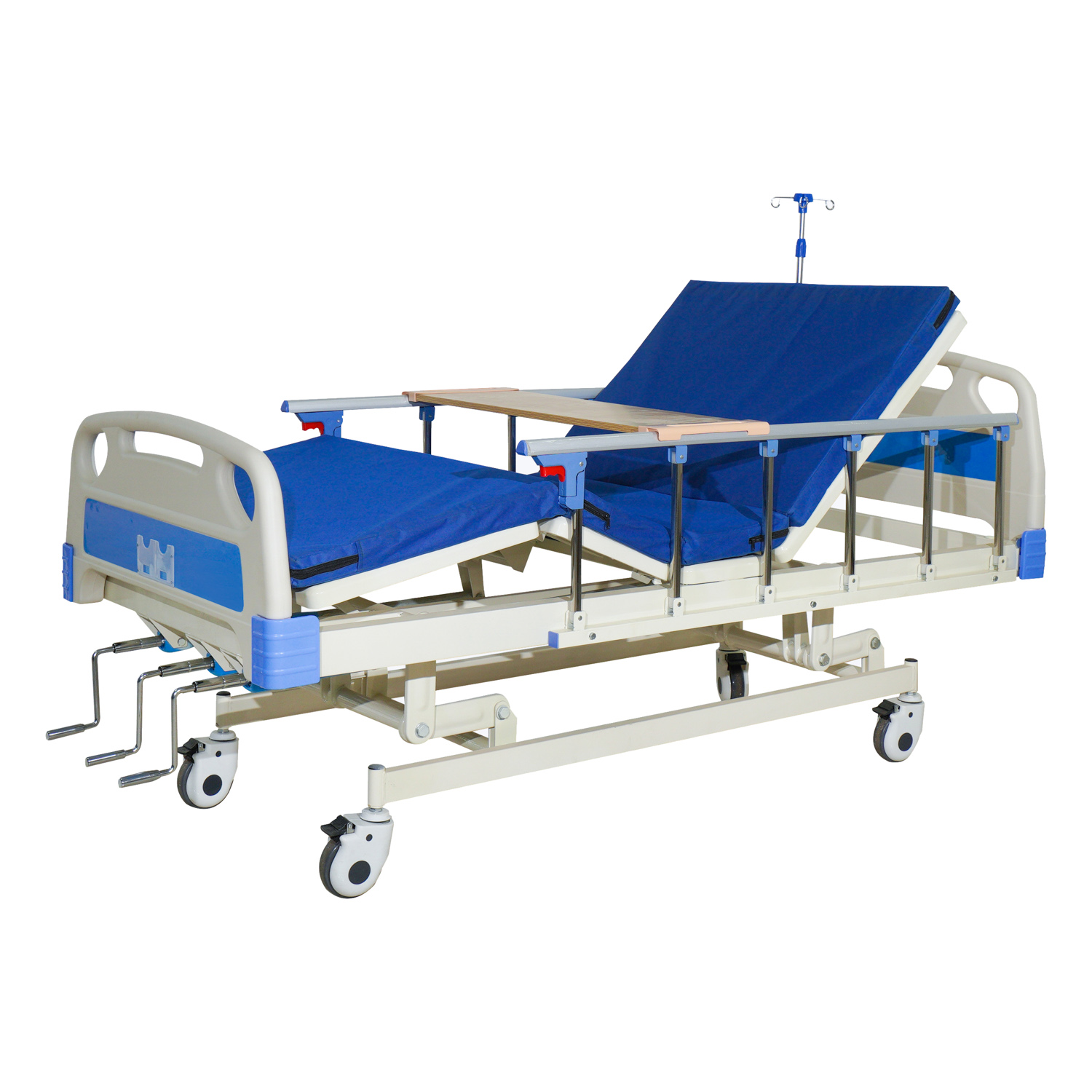 Hand Crank 3 Function Hospital Bed ABS Double Board CZ3-A 3 Hand Crank 3 Function Hospital Bed ABS Double Board CZ3-A (9)
