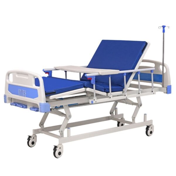 Hand Crank 3 Function Hospital Bed ABS Whole Board CZ3-C (13)