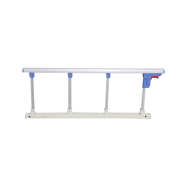 Hospital Bed Side Rail 4 Bars Aluminum Column (2)