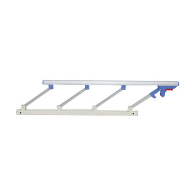 Hospital Bed Side Rail 4 Bars Aluminum Column (5)