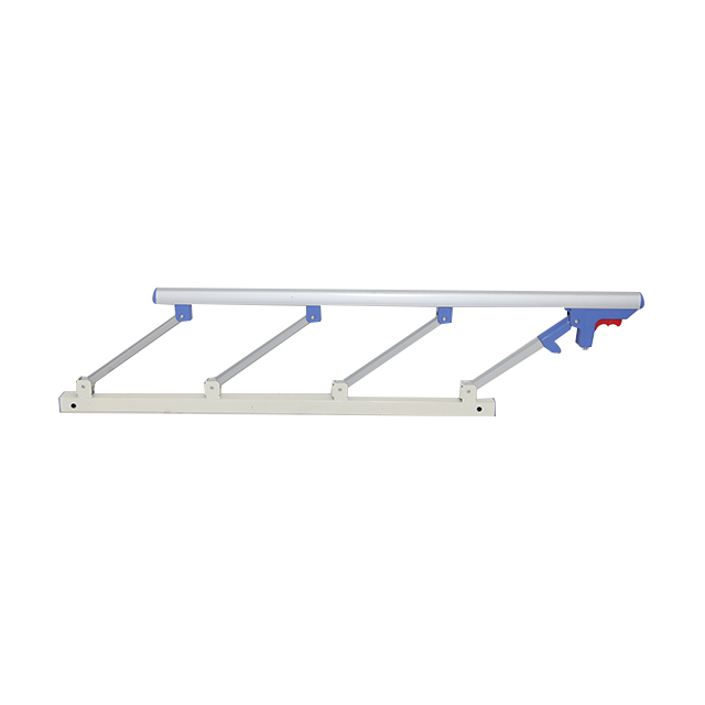 Hospital Bed Side Rail 4 Bars Aluminum Column (5)