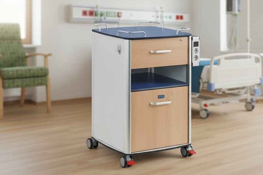 Mesillas de noche de hospital personalizables para atención médica 4 2 editado