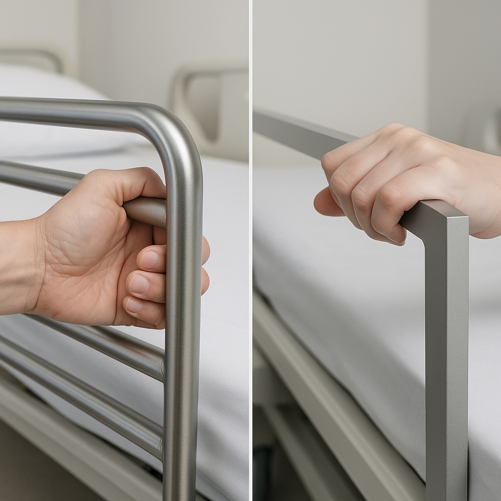 人間工学101 病院用ベッド家具の高さ、リーチゾーン、グリップポイント