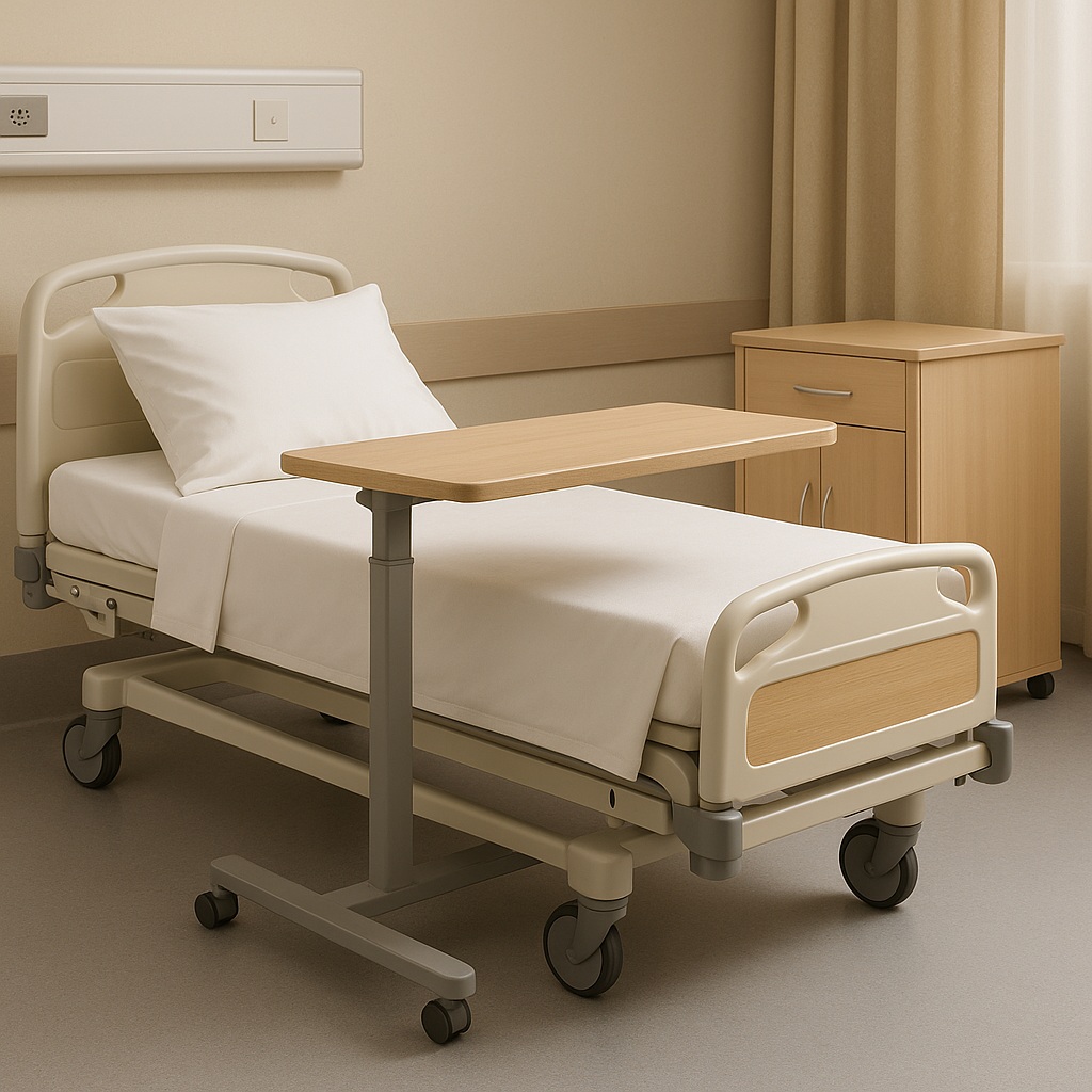 人間工学入門：病院ベッドの家具の高さ、手の届く範囲、グリップポイント