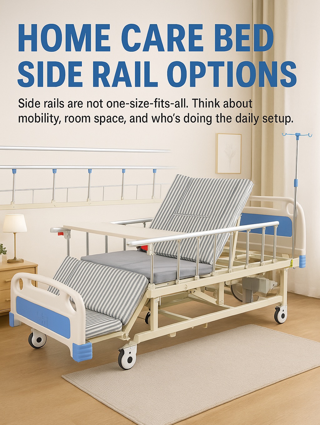 Home Care Bed Customization Options: Colors, Rails, and Headboard Styles 3 Home Care Bed Customization Options Colors, Rails, and Headboard Styles
