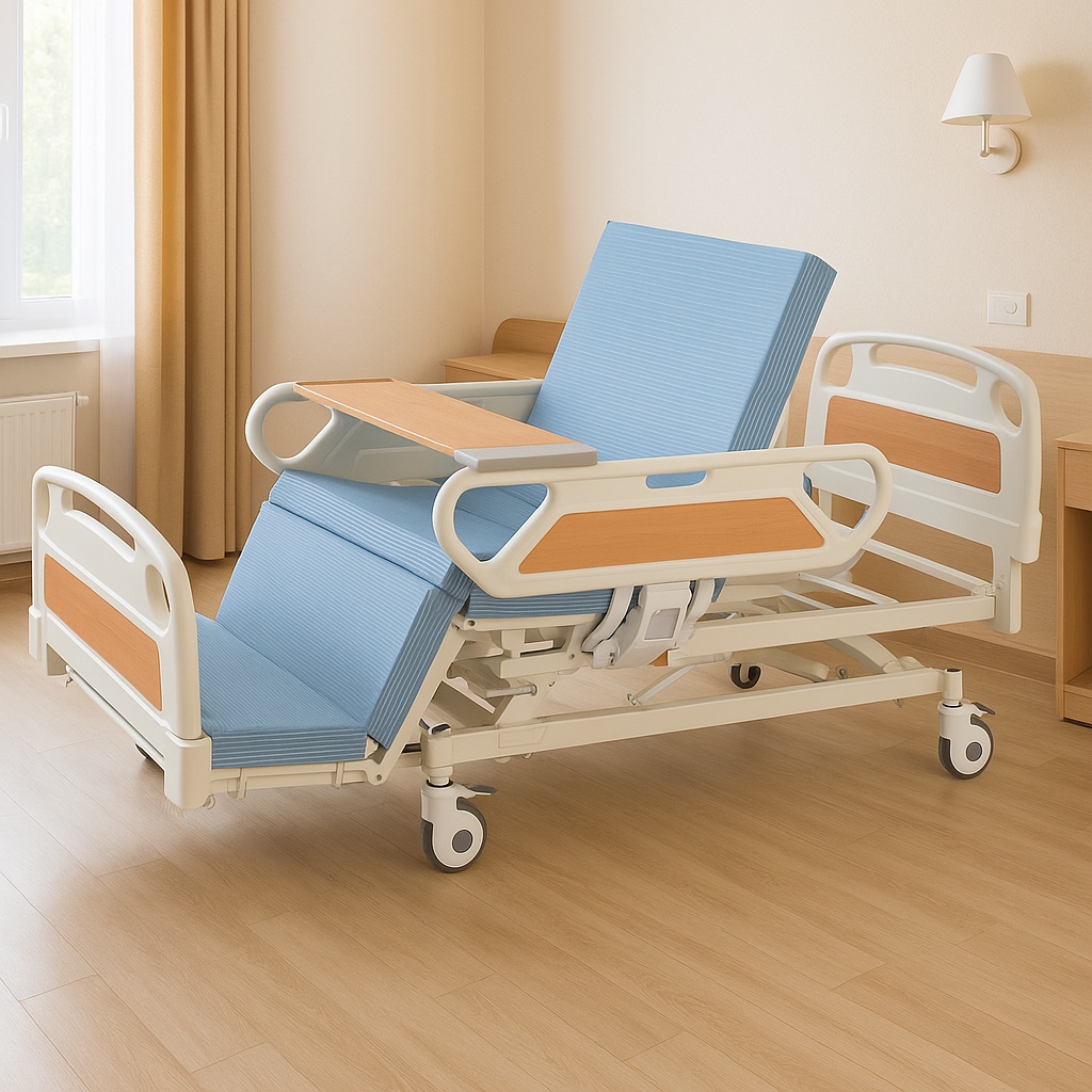 Jenis-jenis Tempat Tidur Rumah Sakit: Manual, Semi-Elektrik, Full-Elektrik