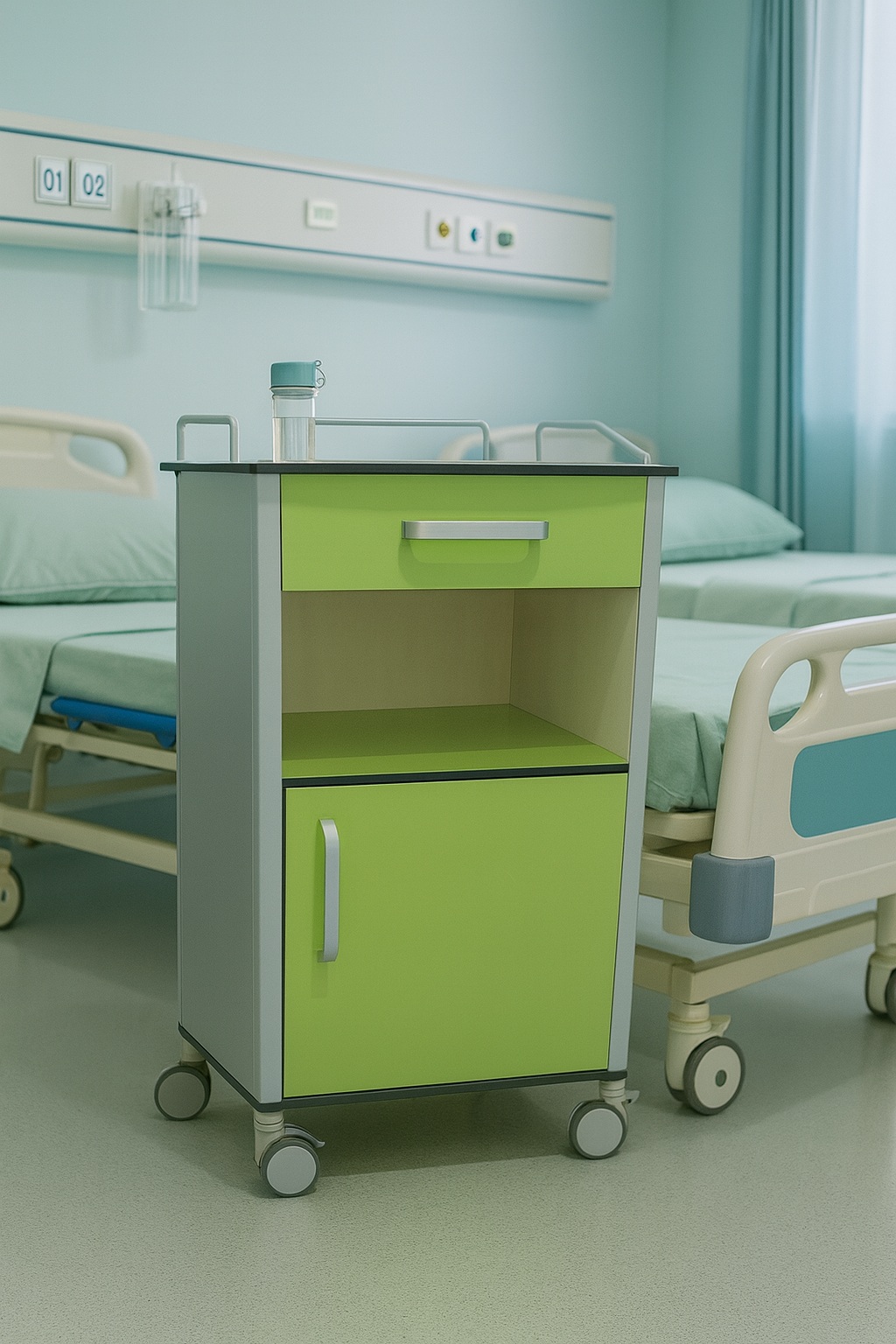 Hospital Bedside Cabinet Buying Guide Drawers, Doors, and Lock Types