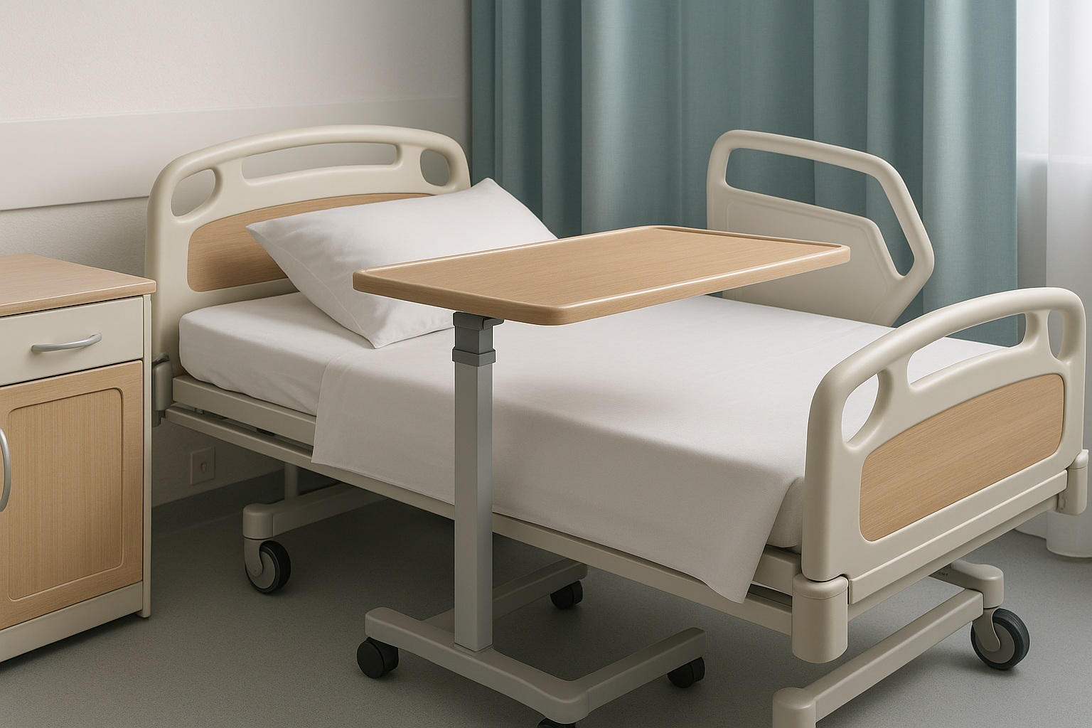 Material Terbaik untuk Furnitur Tempat Tidur Rumah Sakit yang Tahan Lama: Baja, Aluminium, dan ABS 2