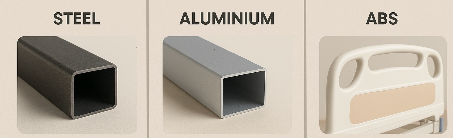 Material Terbaik untuk Furnitur Tempat Tidur Rumah Sakit yang Tahan Lama: Baja, Aluminium, dan ABS